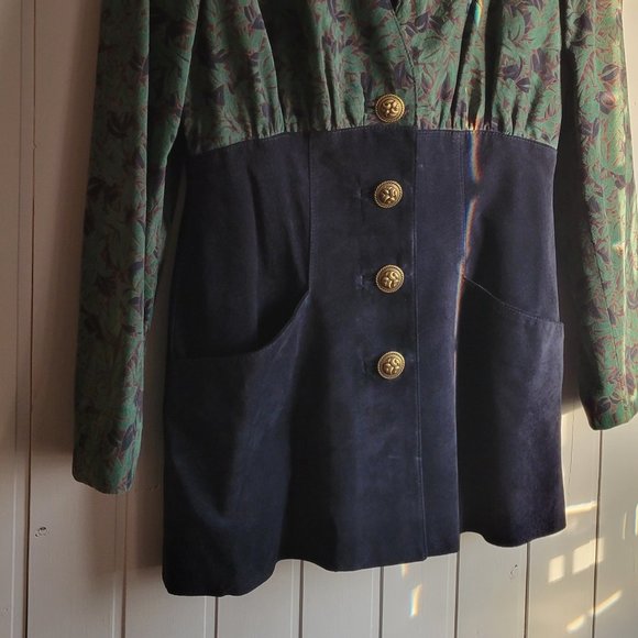 VINTAGE DANIER 100% Leather Petty Coat - Picture 2 of 11